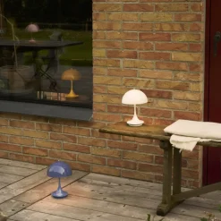 Louis Poulsen Akku-lampe Panthella PORTABLE 160 V3 opal hvid