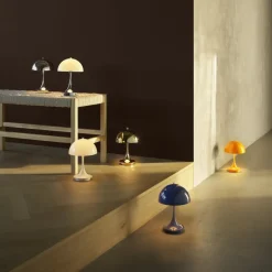 Louis Poulsen Akku-lampe Panthella PORTABLE 160 V3 opal hvid