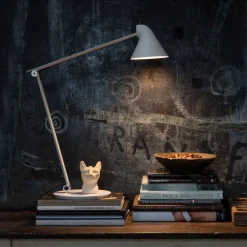 Louis Poulsen NJP bordlampe, fod, 3.000 K mørkegrå