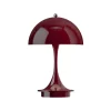 Louis Poulsen Panthella PORTABLE 160 V3, uigennemsigtig burgunderrød