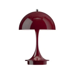Louis Poulsen Panthella PORTABLE 160 V3, uigennemsigtig burgunderrød