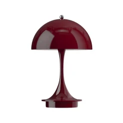 Louis Poulsen Panthella PORTABLE 160 V3, uigennemsigtig burgunderrød