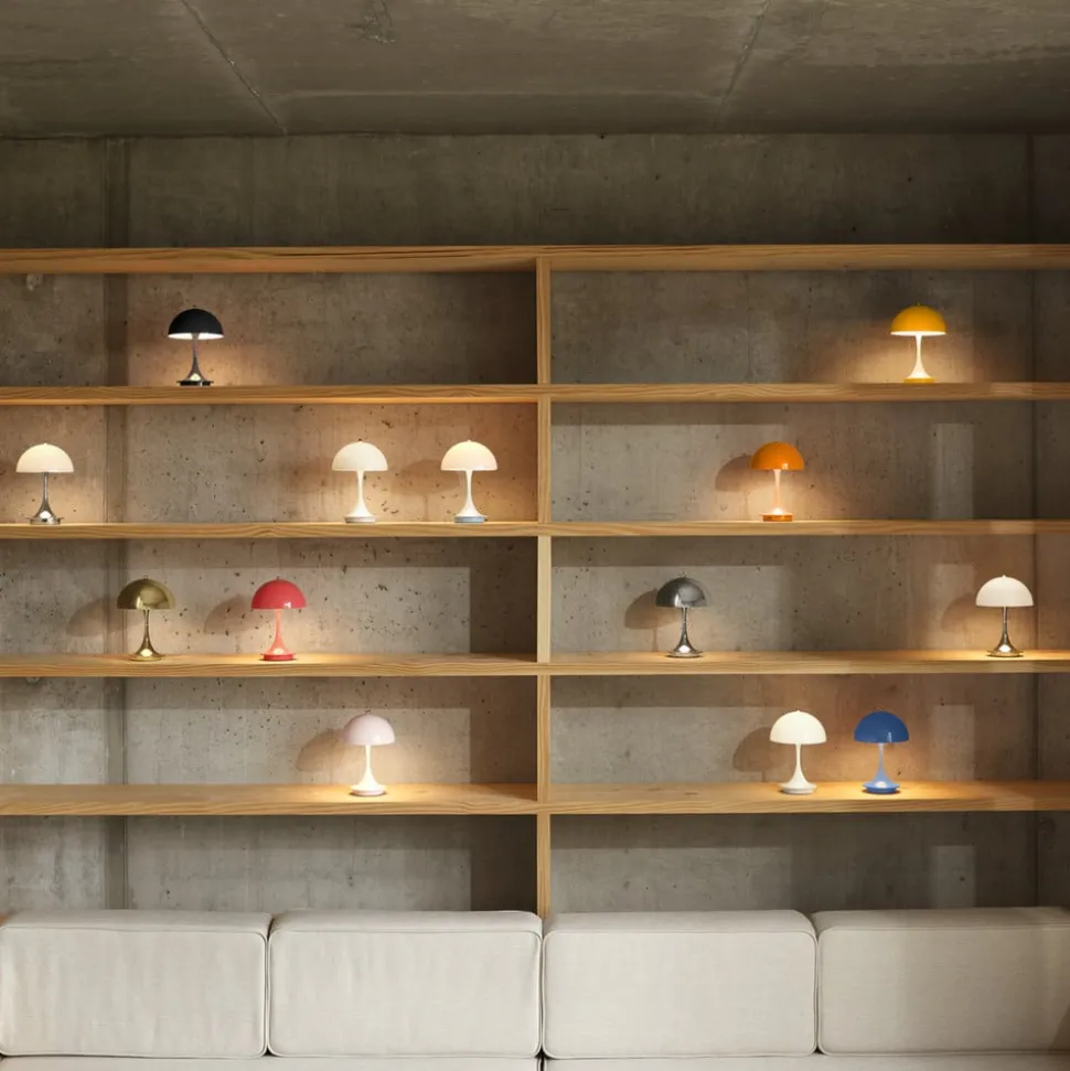 Louis Poulsen Panthella PORTABLE 160 V3, uigennemsigtig orange