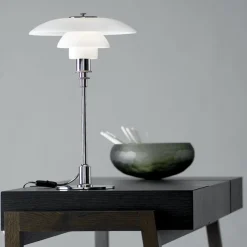Louis Poulsen PH 3/2 bordlampe, højglans forkromet