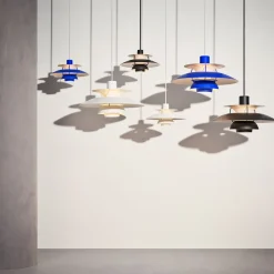 Louis Poulsen PH 5 hængelampe, monokrom sort