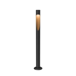 Louis Poulsen vejlampe Flindt, 927 sort 70 cm base 24 V