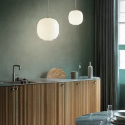 Louis Poulsen VL45 Radiohus hængelampe, Ø 17,5 cm, hvid