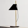 Louis Poulsen Yuh Brass marmor-bordlampe, sort