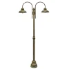 Luca lygtepæl, messing, antik kobber, 2 lyskilder