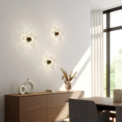 Lucande Alexaru væglampe, bikage, sort