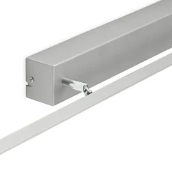 Lucande Alexis LED-gallerilampe 118 cm, mat nikkel