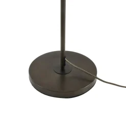 Lucande Arinthea gulvlampe, 2-lys, sort, stål, E14