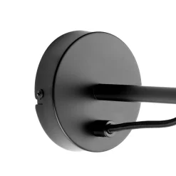 Lucande Bassiola væglampe med bambusskærm