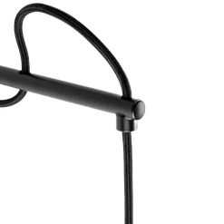 Lucande Bassiola væglampe med bambusskærm