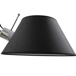 Lucande bordlampe Dansari, sort, metal, justerbar