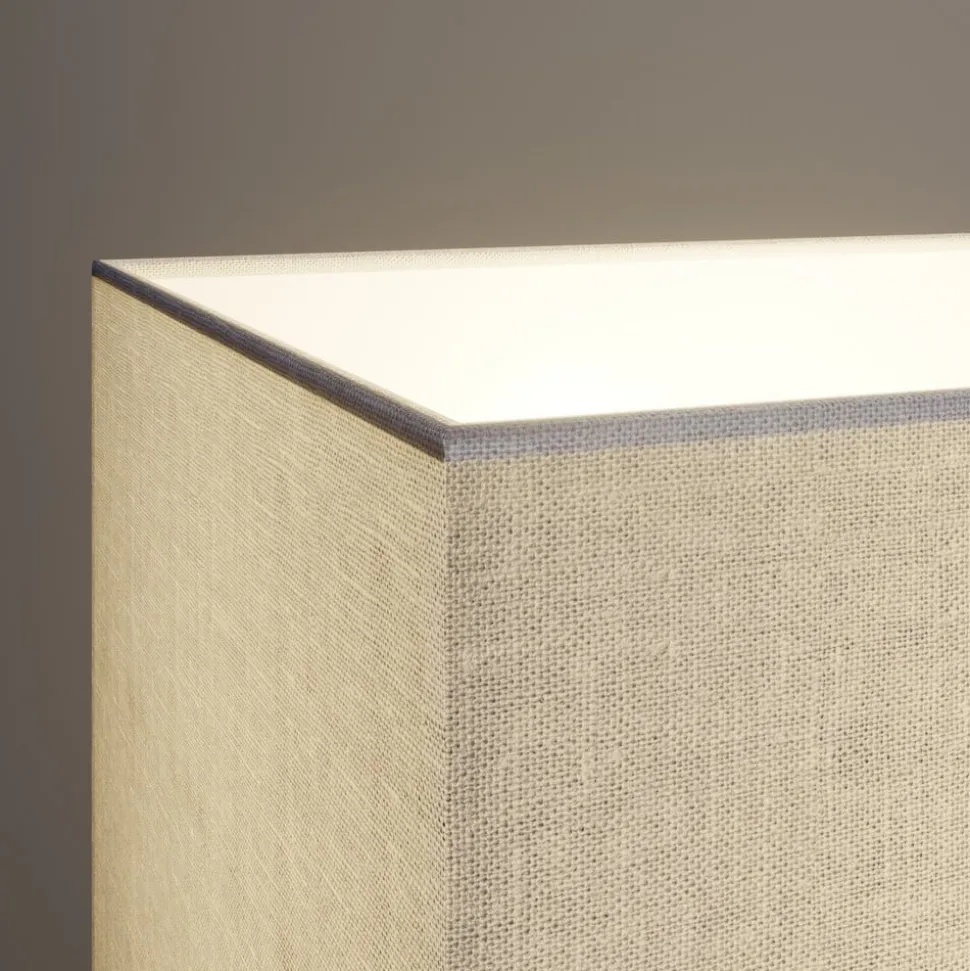 Lucande bordlampe Evaine, krom/hvid, metal, 66 cm, E27