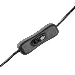 Lucande bordlampe Idalina, Dino, blå, stål, 44 cm