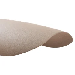 Lucande bordlampe Rivera, beige, metal, sten, 51 cm, G9