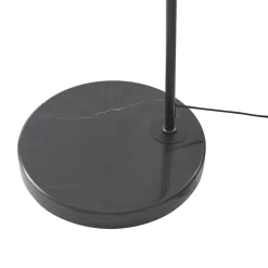 Lucande buelampe Yekta, messingfarvet, 183 cm, dæmpbar