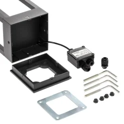 Lucande Carlota LED-vejlampe, antracit, 65 cm, metal