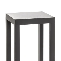 Lucande Carlota LED-vejlampe, antracit, 65 cm, metal