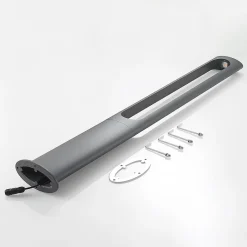 Lucande Dovino LED-lygtepæl, 150 cm