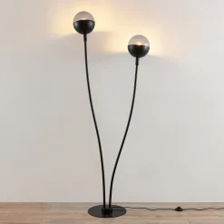 Lucande Dustian gulvlampe, 2 lyskilder