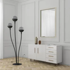 Lucande Dustian gulvlampe, 3 lyskilder