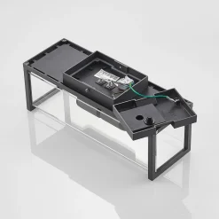 Lucande Elwin væglampe, kantet, 2 lyskilder