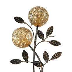 Lucande Evory bordlampe, 48 cm, 2 lyskilder, sort/guld, G9