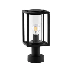 Lucande Ferda sokkellampe, 37 cm, antracit, IP44