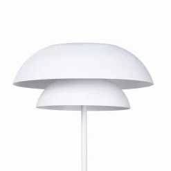 Lucande gulvlampe Kellina, 151 cm, hvid, metal, E27