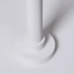 Lucande gulvlampe Kellina, 151 cm, hvid, metal, E27