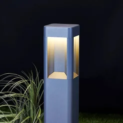 Lucande LED-gadelampe Annika, antracit, metal, 80 cm