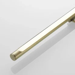 Lucande LED-gallerilampe Dimitrij, messing, metal, 54 cm