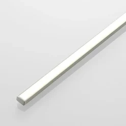 Lucande LED-gallerilampe Thibaud, 84 cm, nikkel, aluminium
