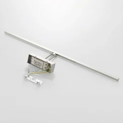 Lucande LED-gallerilampe Thibaud, 84 cm, nikkel, aluminium