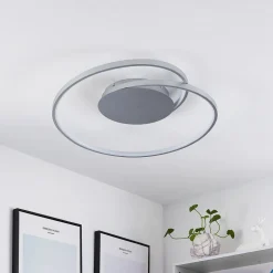 Lucande LED-loftlampe Enesa, 63 cm, CCT, fjernbetjening, dæmpbar