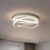 Lucande LED-loftslampe Aldric, hvid, aluminium, Ø 45 cm