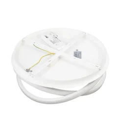 Lucande LED-loftslampe Aldric, hvid, aluminium, Ø 45 cm