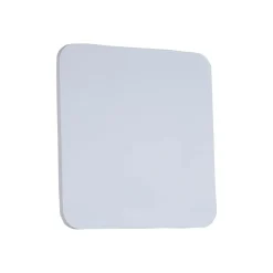 Lucande LED-væglampe Elrik, hvid, 22 cm høj, metal