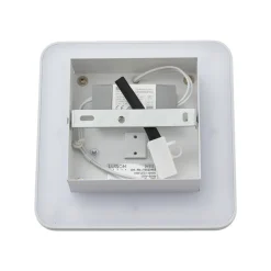 Lucande LED-væglampe Elrik, sort, 22 cm høj, metal