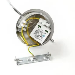 Lucande LED-væglampe Hayley, kromfarvet, glas, højde 34 cm