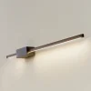 Lucande LED-væglampe Skaila, sort, længde 90 cm, 3.000 K