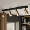 Lucande loftlampe Angelina, 4 lyskilder, messing/guld