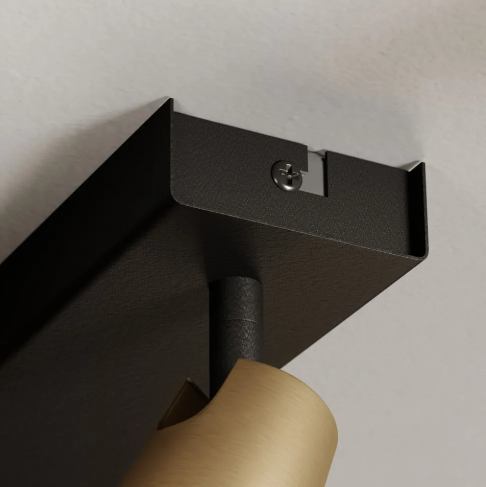 Lucande loftlampe Angelina, 4 lyskilder, messing/guld