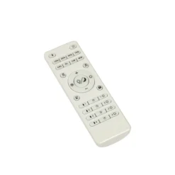 Lucande loftlampe Joren, Ø 48 cm, træ, CCT, fjernbetjening