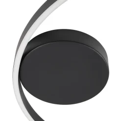 Lucande Smart LED-loftlampe Moise, sort, CCT, Tuya