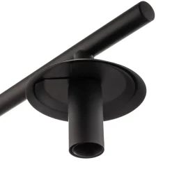 Lucande Sotiana hængelampe, 4 glaskugler, sort