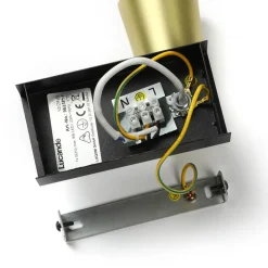 Lucande spotlight Angelina, messing/guld, metal, 1 lyskilde.